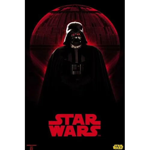 Star Wars, The Sith Lord Darth Vader Movie Poster Movie Poster Star Wars, The Sith Lord Darth Vader Movie Poster The Star Wars movie poster featuring the sinister and formidable figure of The