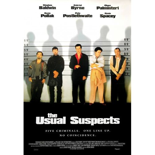 The Usual Suspects Movie Poster The Usual Suspects Movie Poster