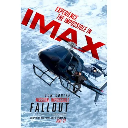 Mission Impossible Yansımalar Film Posteri Mission Impossible Fallout film posteri, film kadar etkileyici bir şekilde heyecan