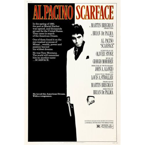 Scarface, Yaralı Yüz Film Posteri 3 Scarface, Yaralı Yüz Film Posteri 3