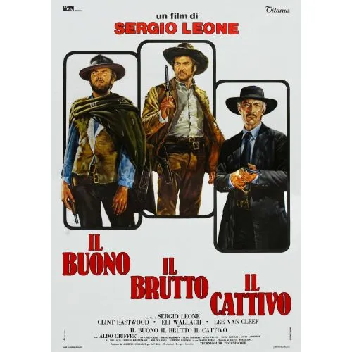 The Good, The Bad, The Ugly Movie Poster 2 Movie Poster The Good, The Bad, The Ugly Movie Poster 2 This poster represents the acclaimed movie directed by Sergio Leone and featuring