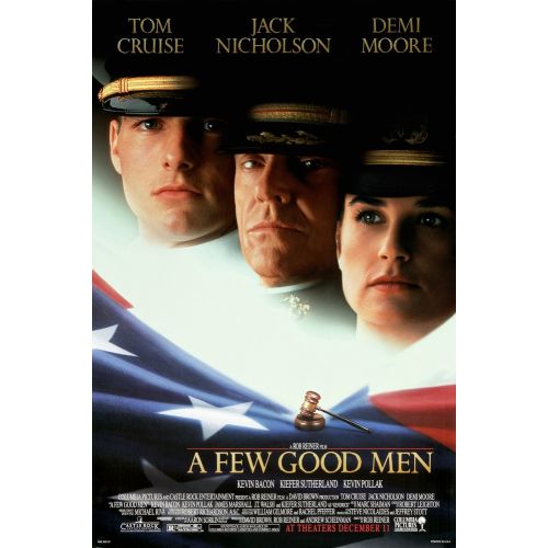 A Few Good Men Movie Poster The poster of A Few Good Men aptly depicts the intensity of this courtroom drama. Directed by Rob