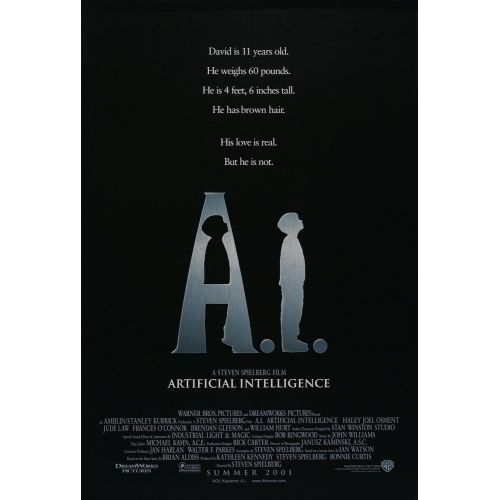 Artificial Intelligence Movie Poster The Artificial Intelligence movie poster embodies the futuristic and tech-centric theme of