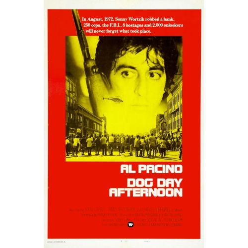 Dog Day Afternoon, Al Pacino Movie Poster 3 The movie Dog Day Afternoon features the iconic actor Al Pacino in a captivating