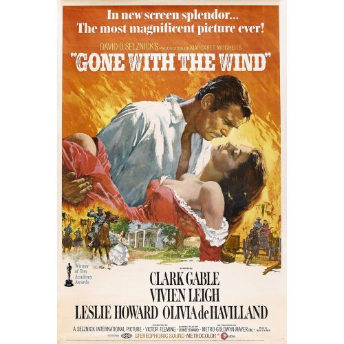 Rüzgar Gibi Geçti Vintage Film Posteri Rüzgar Gibi Geçti Vintage Film Posteri