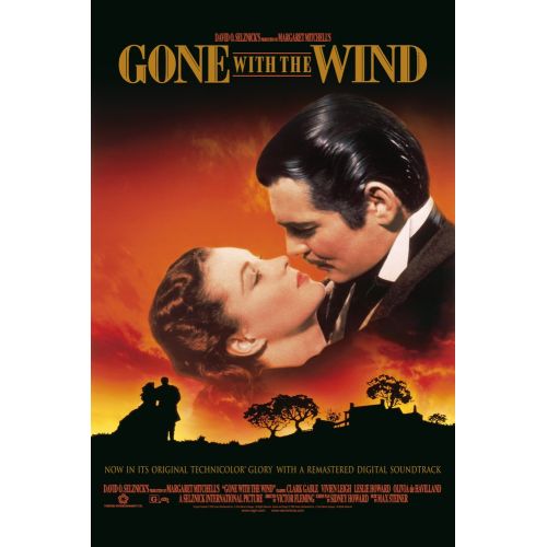 Gone With The Wind Movie Poster The movie poster for Gone With the Wind truly captures the essence of this classic film.