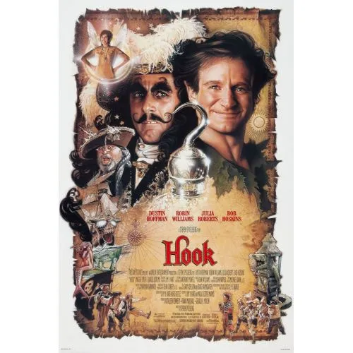 Peter Pan, Kanca, Hook Film Posteri Film Posteri Peter Pan, Kanca, Hook Film Posteri Film Kanca için hazırlanan poster, klasik Peter Pan masalının benzersiz bir yorumunu