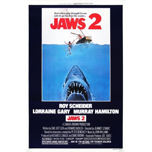 Jaws 2, Köpekbalığı Vintage Film Posteri Jaws 2, Köpekbalığı Vintage Film Posteri