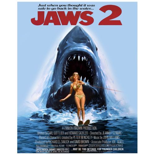 Jaws 2 Movie Poster 2 Jaws 2, the sequel to Steven Spielbergs blockbuster Jaws, was directed by Jeannot Szwarc. The movie