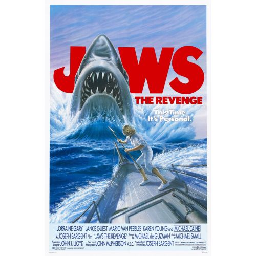 Jaws Vintage Movie Poster Jaws, a legendary film directed by Steven Spielberg, illustrates the terrorizing story of a gigantic