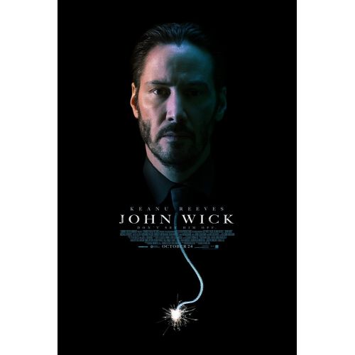 John Wick Movie Poster 2 The John Wick Movie Poster 2 gives a vivid picture of what to expect from the movie. The action-packed