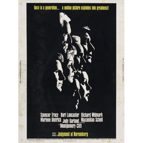 Nüremberg Duruşması Film Posteri 2 Bu bölümde, Tarihî bir hukuk draması filmi olan Judgment at Nuremberg hakkında
