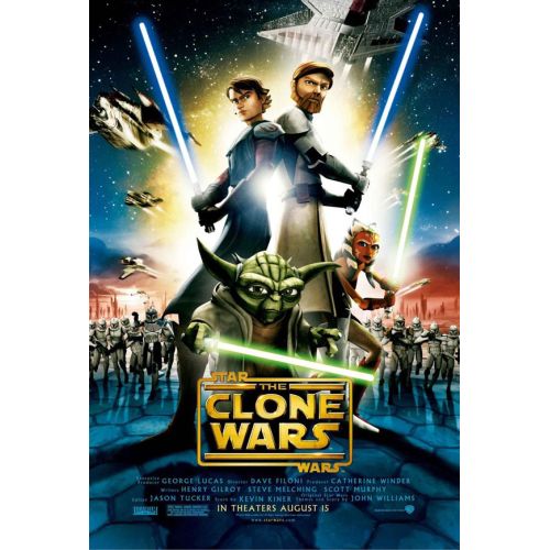 Star Wars: Klon Savaşları Animasyon Filmi Poster Star Wars: Klon Savaşları Animasyon Filmi Poster