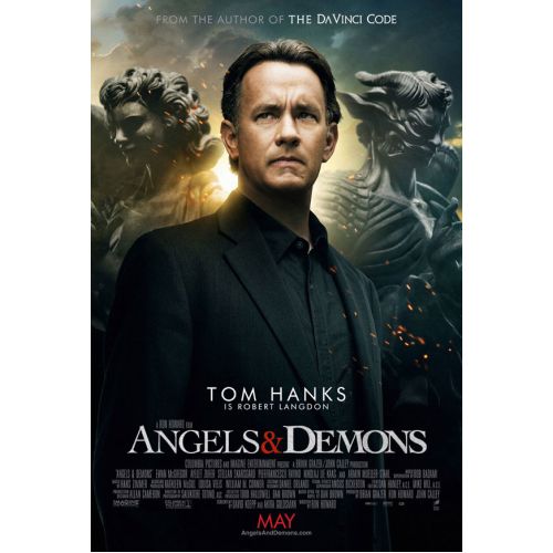 Melekler Ve Şeytanlar Film Posteri Bu film posteri, Ron Howard tarafından yönetilen, Tom Hanks ve Ayelet Zurerin