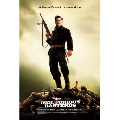 Inglourious Basterds Movie Poster If youre a fan of Quentin Tarantinos films, then the Inglourious Basterds movie poster must