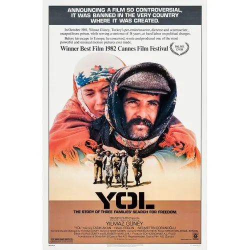Yol Poster The Yol poster captures the poignant narrative of this critically acclaimed film. Directed by Şerif Gören and