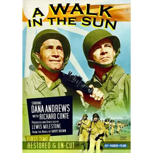 A Walk İn The Sun Film Posteri Filmin Güneşte Bir Yürüyüş posteri, sadece heyecan verici hikayesini değil aynı zamanda