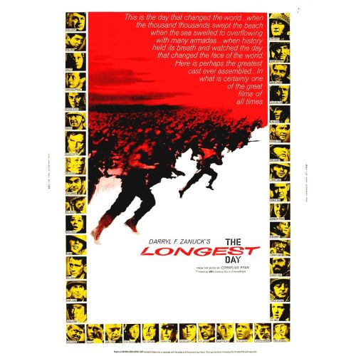 The Longest Day Movie Poster The Longest Day Movie Poster