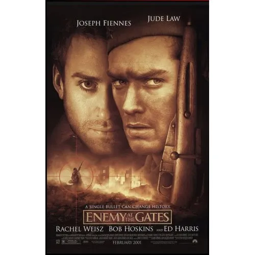 Enemy At The Gates Movie Poster Enemy at the Gates is a thrilling war film directed by Jean-Jacques Annaud. The movie brings to