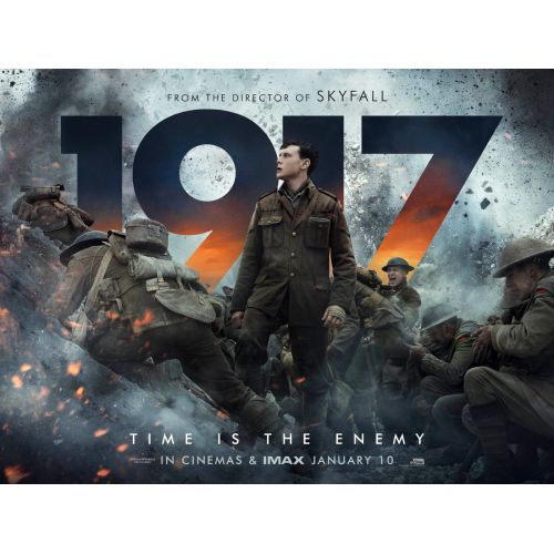 1917 Movie Poster The 1917 movie poster hints at the gripping intensity and poignant drama encapsulated within the award-winning