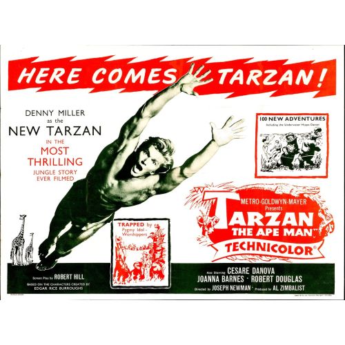 Tarzan The Ape Man Movie Poster Movie Poster Tarzan The Ape Man Movie Poster Write your content here. Poster PrintsThis popular original movie poster is available for