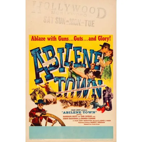 Abilene Kasabası Film Posteri