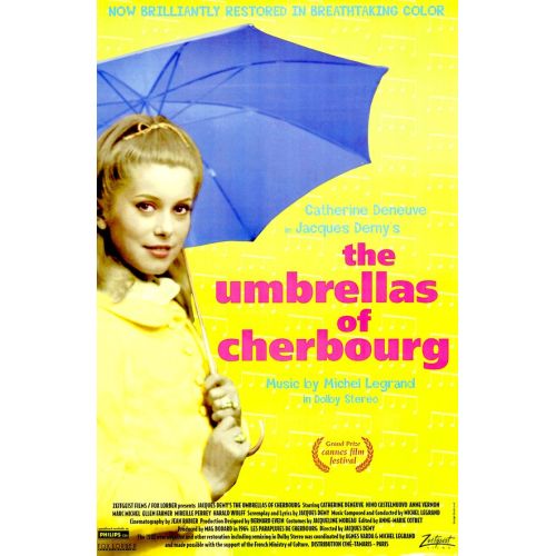 The Umbrellas Of Cherbourg Movie Poster The poster for The Umbrellas of Cherbourg highlights the nostalgic aura and profound