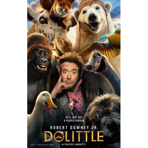 Dolittle Movie Poster The Dolittle movie poster showcases the intriguing scenario of the film in vibrant and playful imagery. The