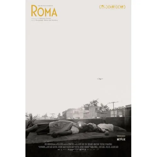Roma Movie Poster Movie Poster Roma Movie Poster The Roma movie poster beautifully encapsulates the essence of Alfonso Cuaróns critically acclaimed film.