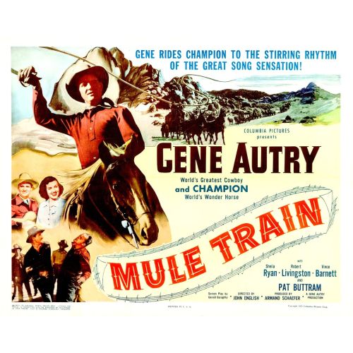 Mule Train Film Posteri Mule Train Film Posteri