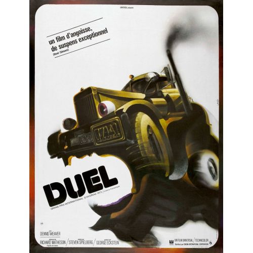 Duel Movie Poster Duel is a 1971 American action-thriller film directed by Steven Spielberg. The movie stars Dennis Weaver as a
