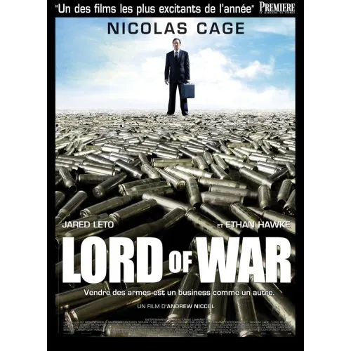 Lord Of War Movie Poster This poster represents the renowned movie Lord of War. Directed by Andrew Niccol, this masterpiece