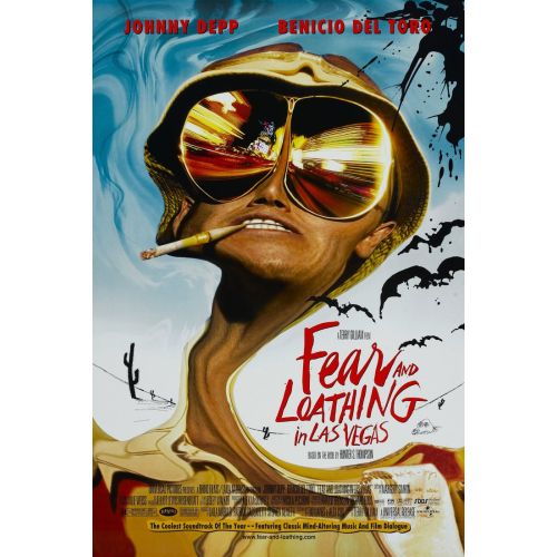 Fear And Loathing In Las Vegas Movie Poster Fear and Loathing in Las Vegas, a classic cult movie directed by Terry Gilliam