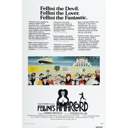Amarcord Movie Poster Amarcord Movie Poster