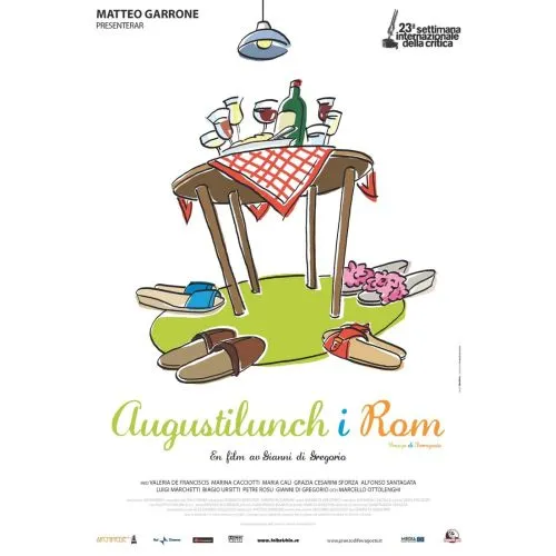 Mid-August Lunch Film Posteri Film posteri Orta Ağustos Öğle Yemeğinin unutulmaz bir orta yaz şöleninin sıcak bir
