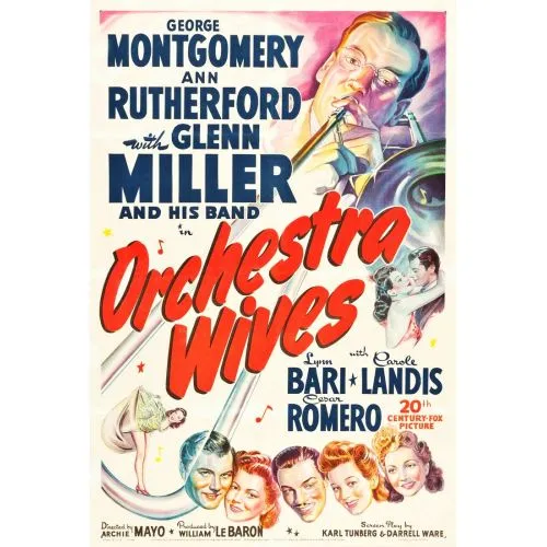 Orchestra Wives Film Posteri Orchestra Wives film posteri, filmin canlı görsel temsilidir. Hikaye, Bill Abbot -bir trompetçi-