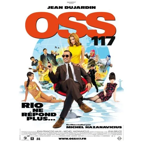 Oss 117: Rio Ne Repond Plus Movie Poster Movie Poster Oss 117: Rio Ne Repond Plus Movie Poster OSS 117: Rio ne répond plus is a french comedic spy movie directed by Michel