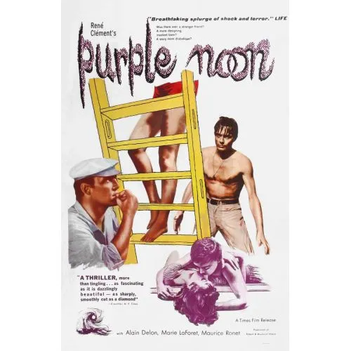 Plein Soleil Movie Poster Movie Poster Plein Soleil Movie Poster The Plein Soleil movie poster encapsulates the intriguing and thrilling story of this iconic film.