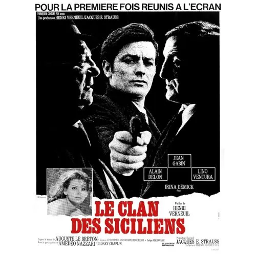 Sicilyalılar Çetesi Film Posteri 1969 yılında yayınlanan Fransız yapımı Le Clan des Siciliens, suç ve dramatik bir