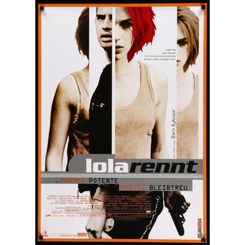 Run Lola Run Movie Poster The movie poster for Run Lola Run encapsulates the intense, pulse-pounding storyline of this popular
