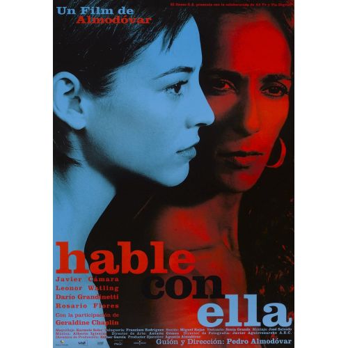 Talk To Her Movie Poster The movie Talk to Her is a captivating tale of love and friendship directed by Pedro Almodóvar. The
