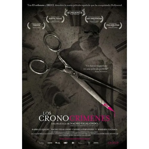 Los Cronocrimenes Movie Poster For the scenario, story, director, actors and actresses of Los cronocrímenes movie refer to