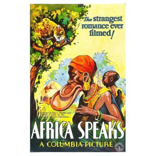 Africa Speaks! Film Posteri Film Posteri Africa Speaks! Film Posteri Africa Speaks! film posteri, muhtemelen filmin doruk noktasını temsil eden büyüleyici bir sahneyi