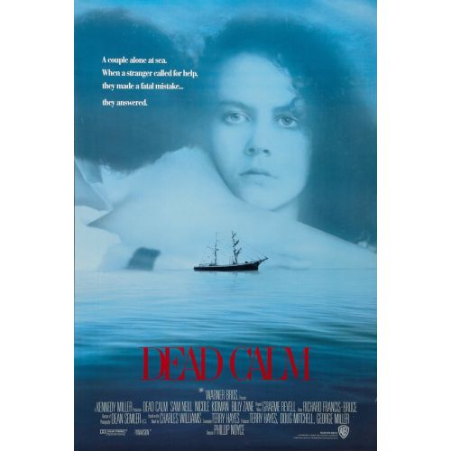 Dead Calm Movie Poster The Dead Calm movie poster brilliantly depicts the thrilling atmosphere of this acclaimed suspense drama.