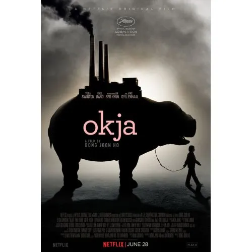 Okja Film Posteri Film Posteri Okja Film Posteri Poster BaskılarıBu popüler orijinal film posteri, poster baskısı, sanat kağıdı, mat kağıt
