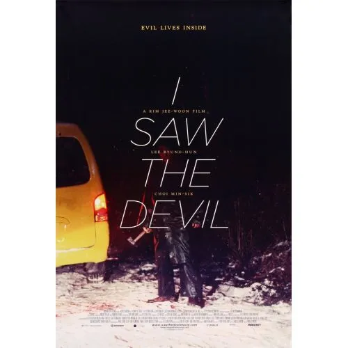 Şeytanı Gördüm Film Posteri Film Posteri Şeytanı Gördüm Film Posteri Bu film posteri, I Saw the Devil filminin heyecan verici gerilimini sergiliyor. Film, Kim