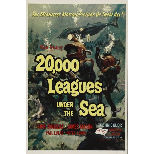 20000 Leagues Under The Sea Movie Poster 20000 Leagues Under The Sea Movie Poster