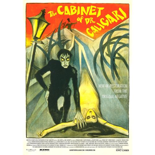 The Cabinet Of Dr. Caligari Movie Poster The Cabinet Of Dr. Caligari Movie Poster