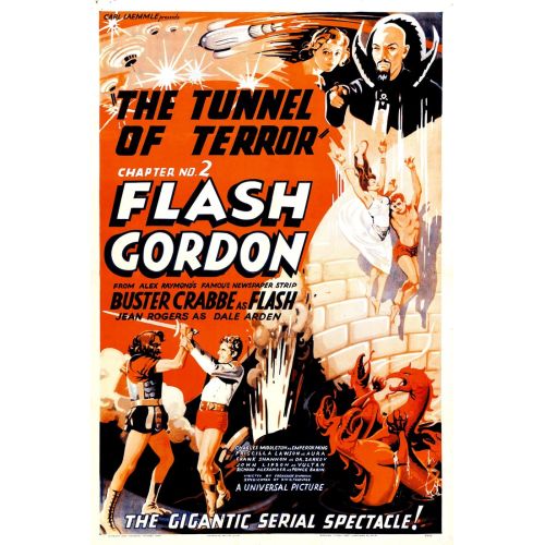 Flash Gordon 3 Movie Poster The Flash Gordon 3 movie poster gives a visual overview of the films theme and genre. The storyline