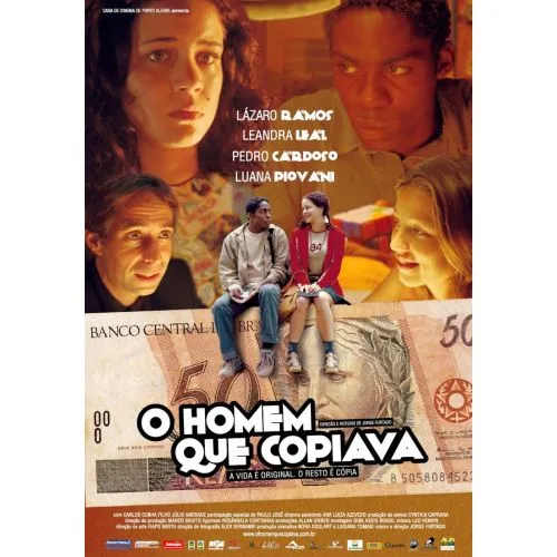 Kopyalayan Adam Film Posteri O Homem Que Copiava, aynı zamanda The Man Who Copied olarak da bilinir, Jorge Furtado tarafından